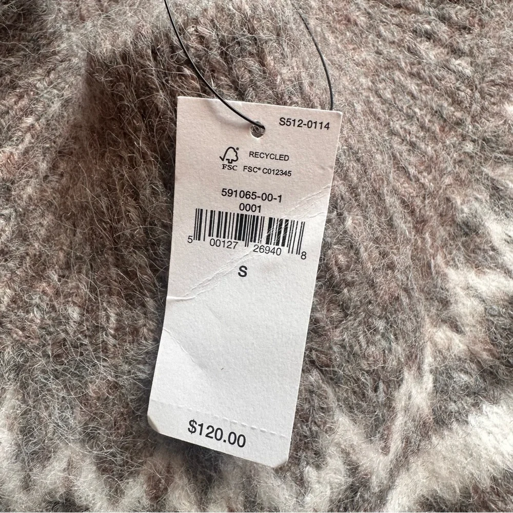 Banana Republic Fair Aisle Mock Neck Wool Blend Sweater - Picture 6 of 10